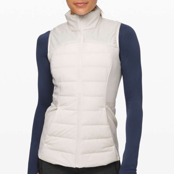 lululemon athletica Jackets & Blazers - Lululemon Down For It All Vest in Light Ivory